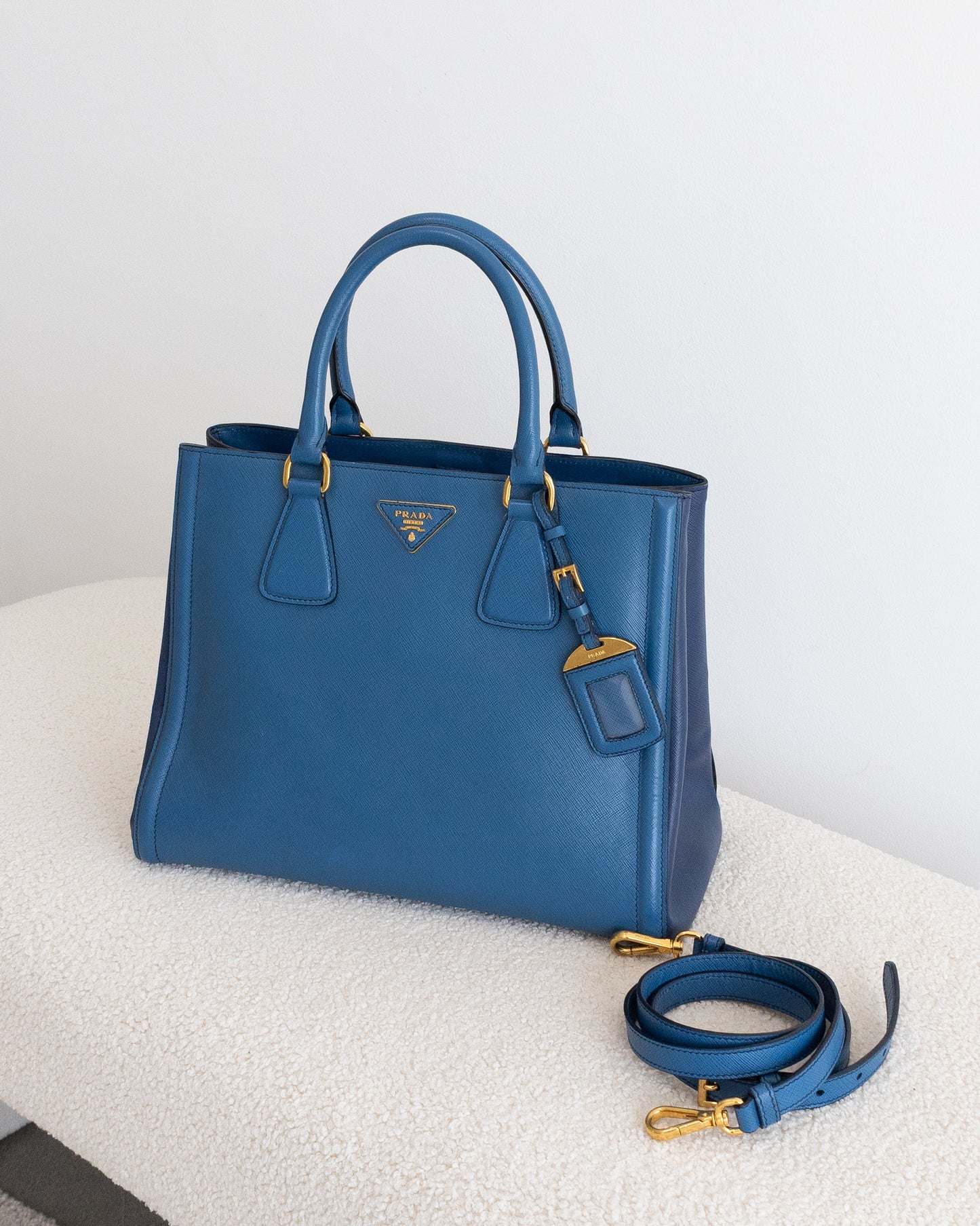 PRADA Bicolor Saffiano Lux