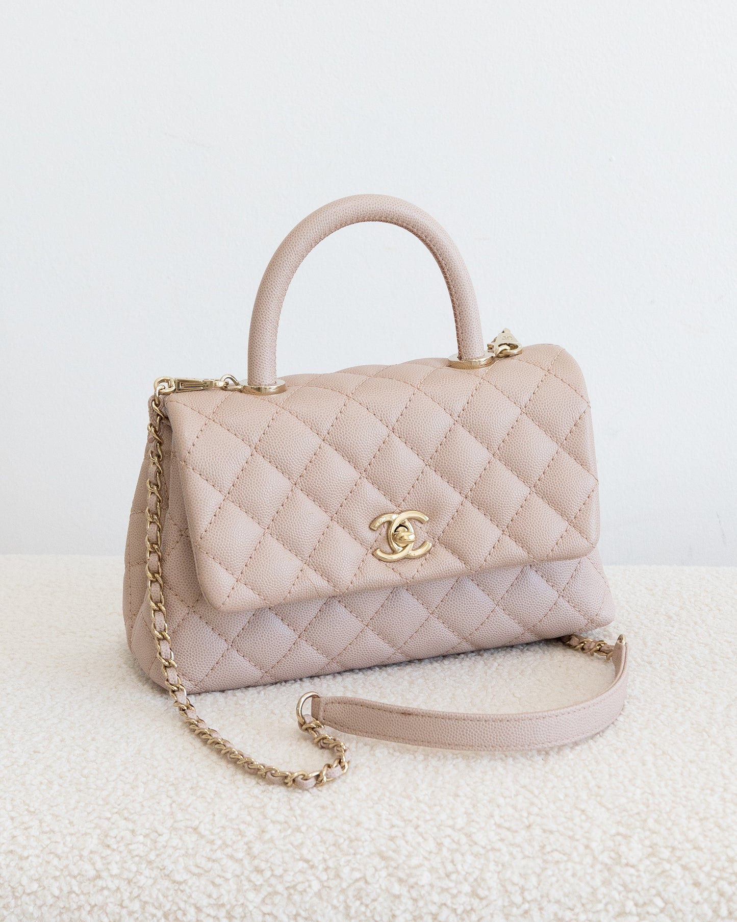 CHANEL Coco Top Handle Small