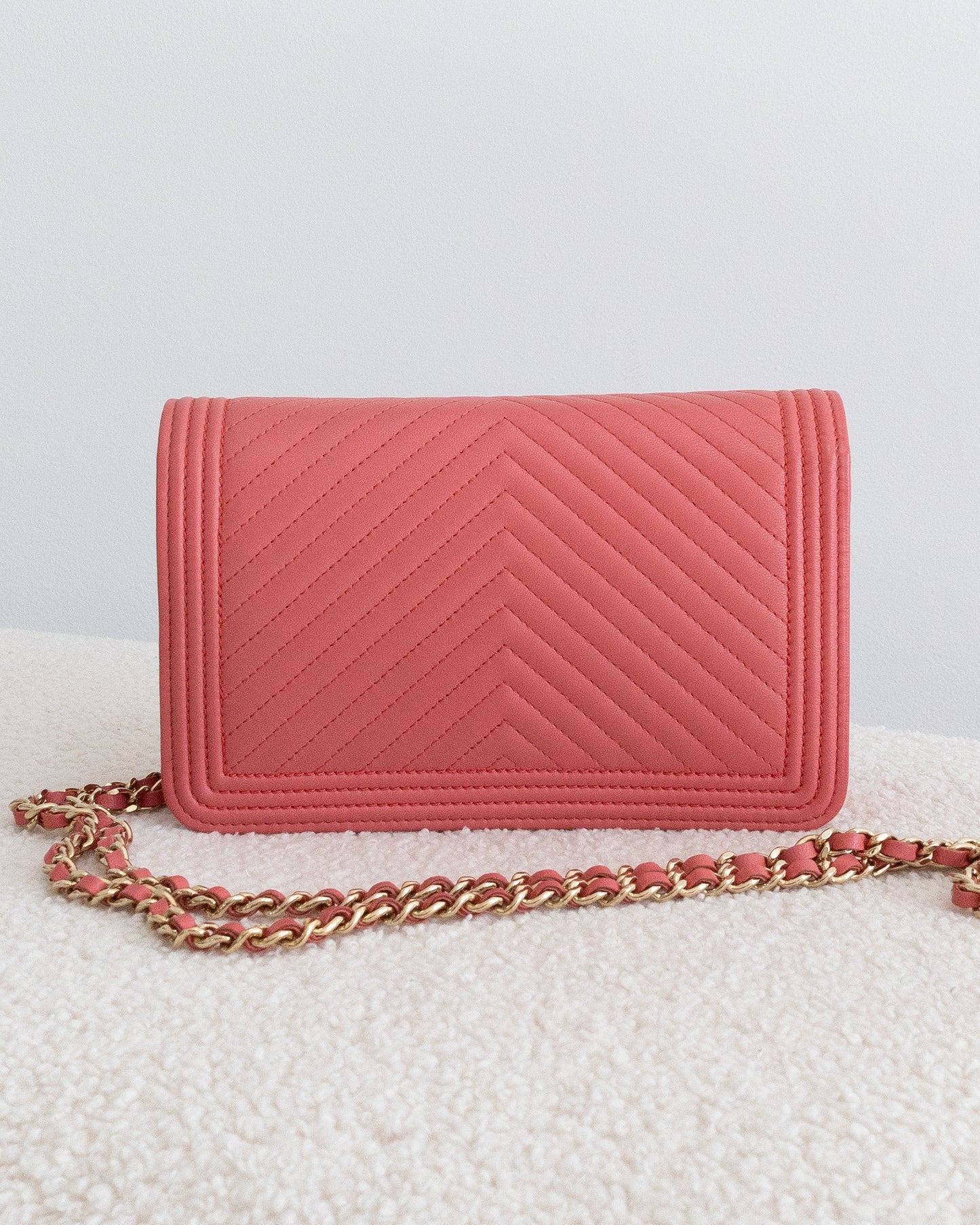 CHANEL Chevron WOC