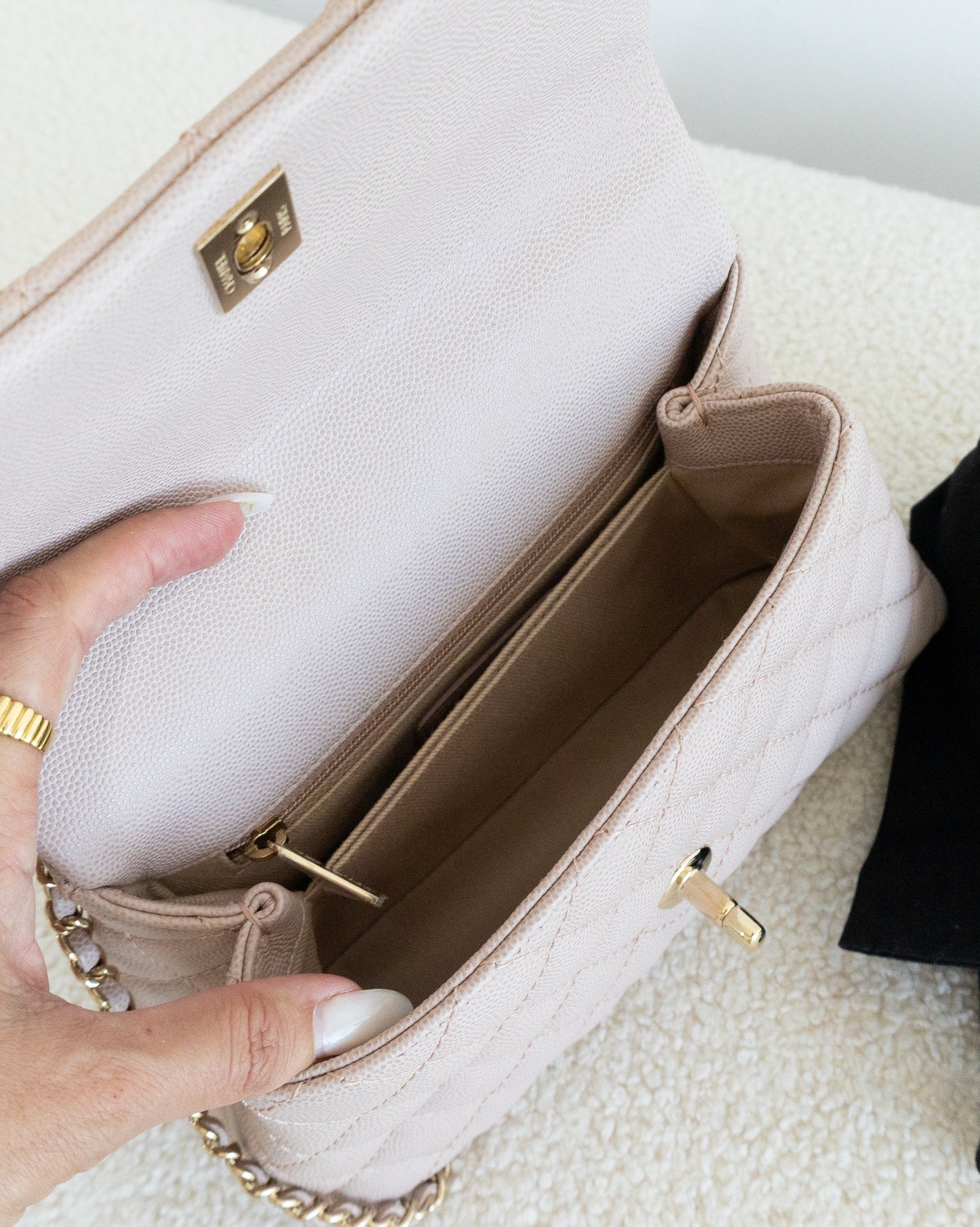 CHANEL Coco Top Handle Small