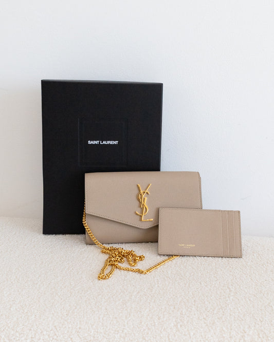 SAINT LAURENT Up Town Chain Wallet