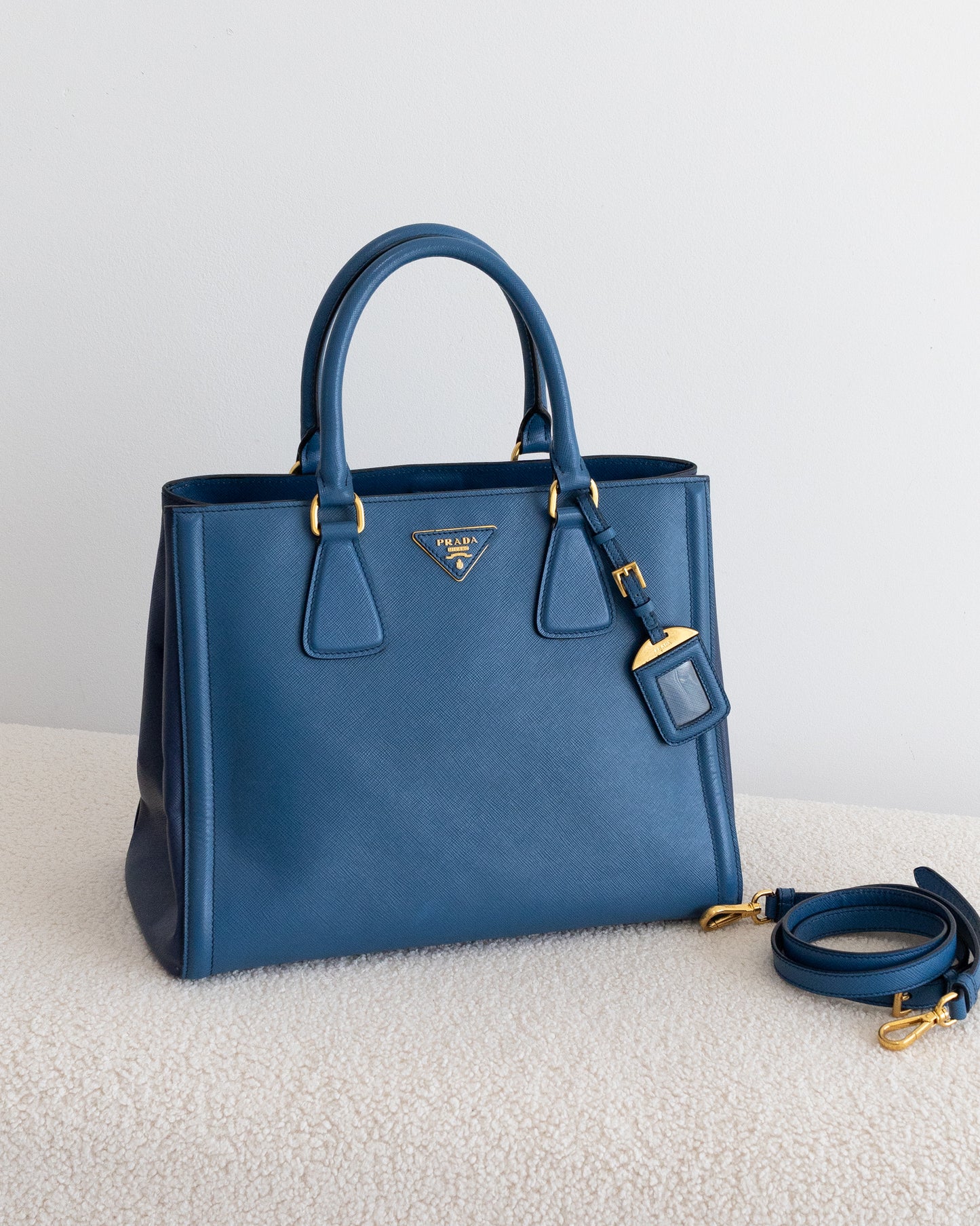 PRADA Bicolor Saffiano Lux