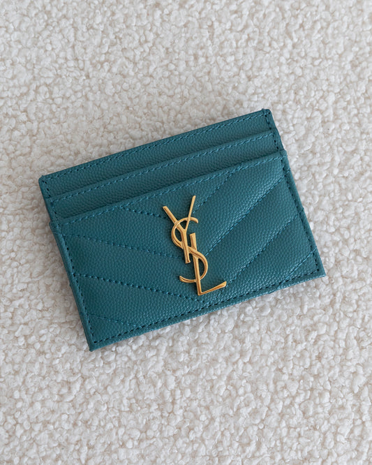 SAINT LAURENT Cassandre Card Holder