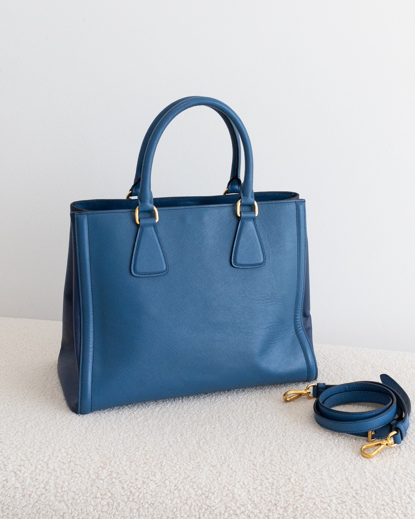 PRADA Bicolor Saffiano Lux