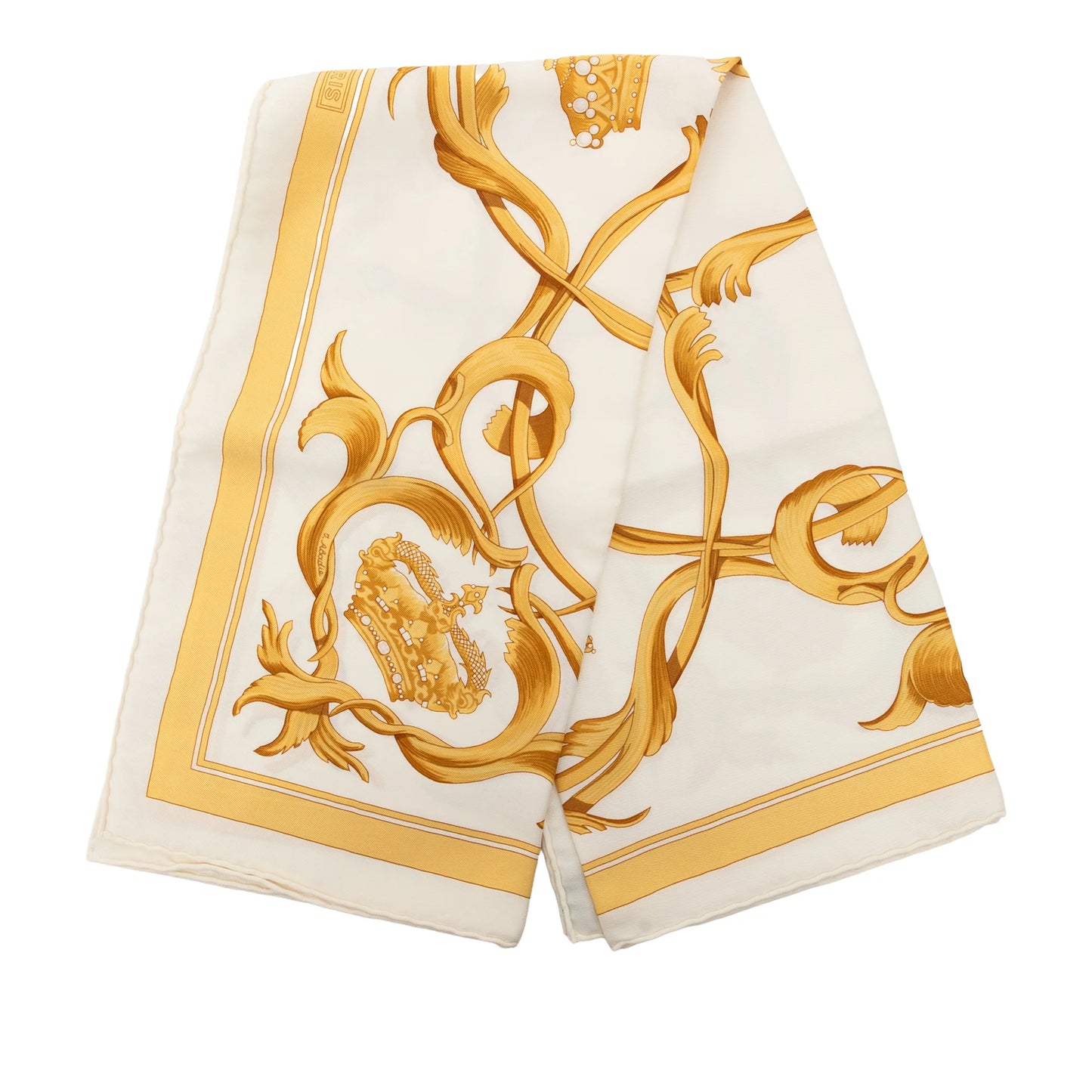 HERMÈS Couronnes Silk 65