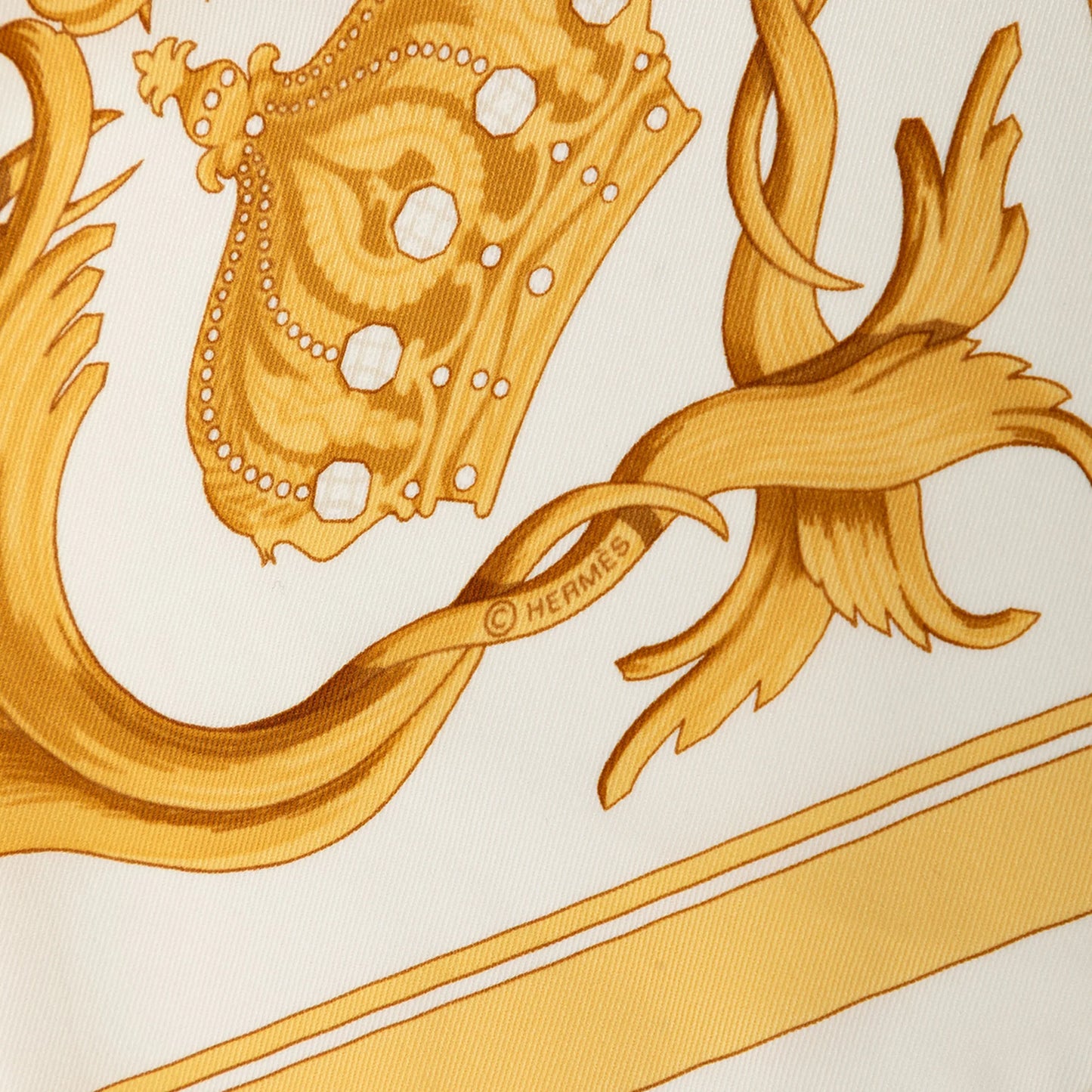 HERMÈS Couronnes Silk 65