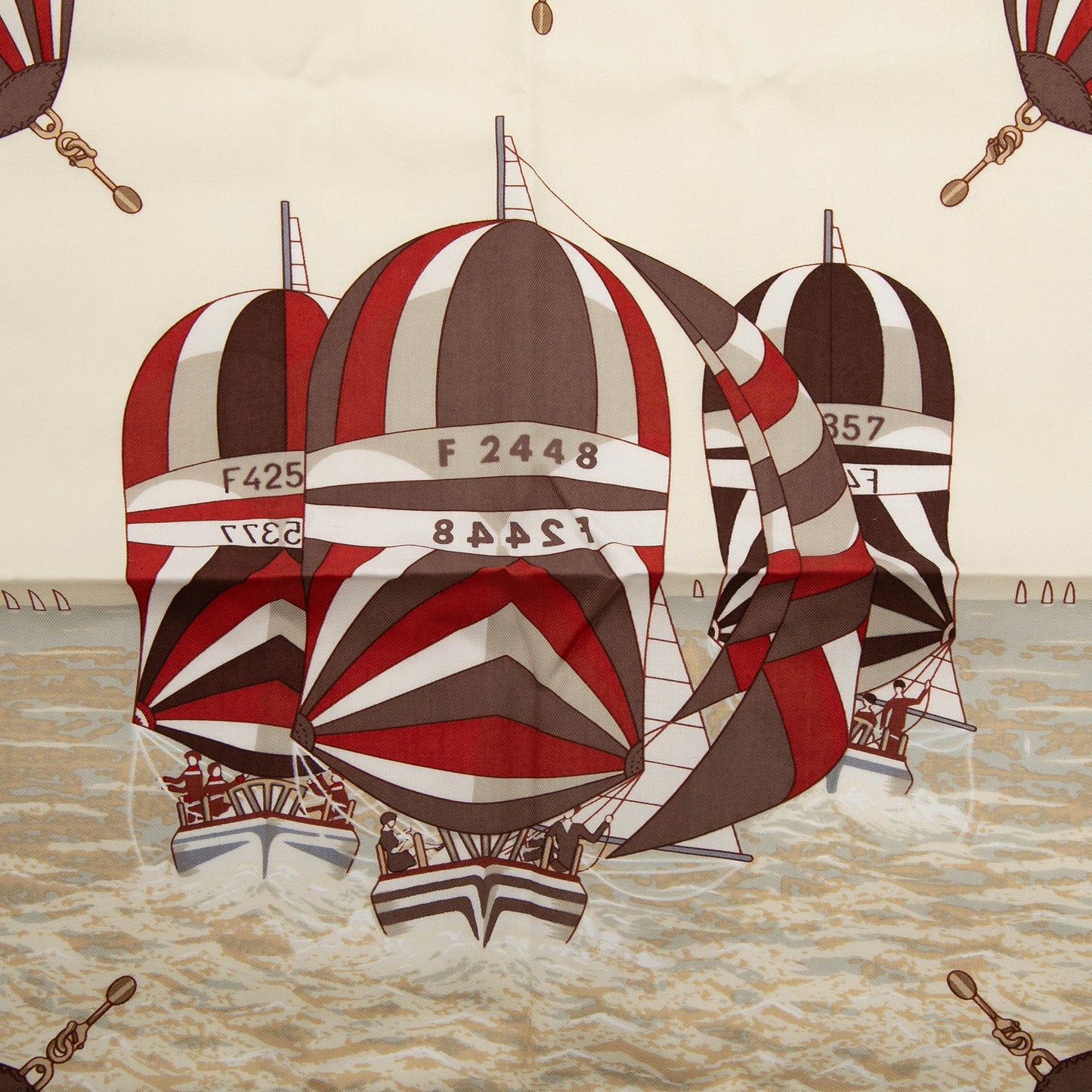 HERMÈS Spinnakers Silk Scarf