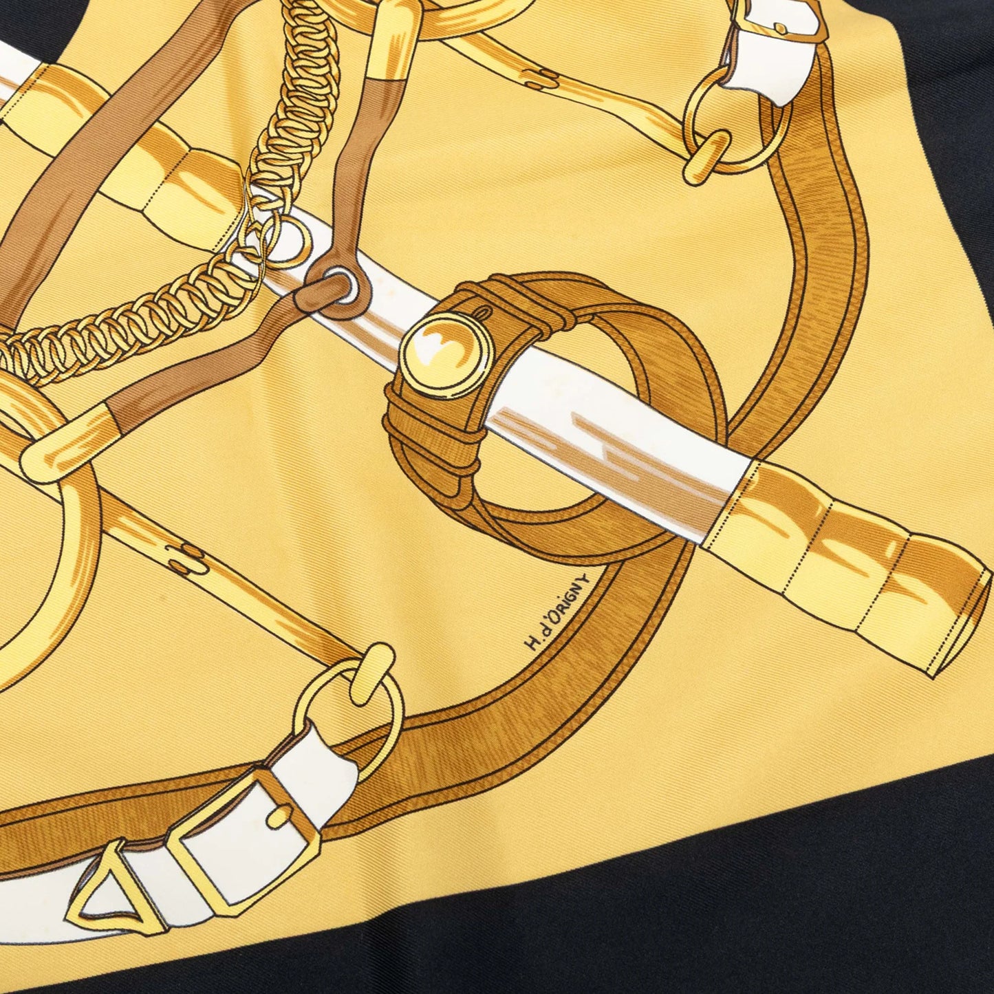 HERMÈS Eperon D'Or Silk 90