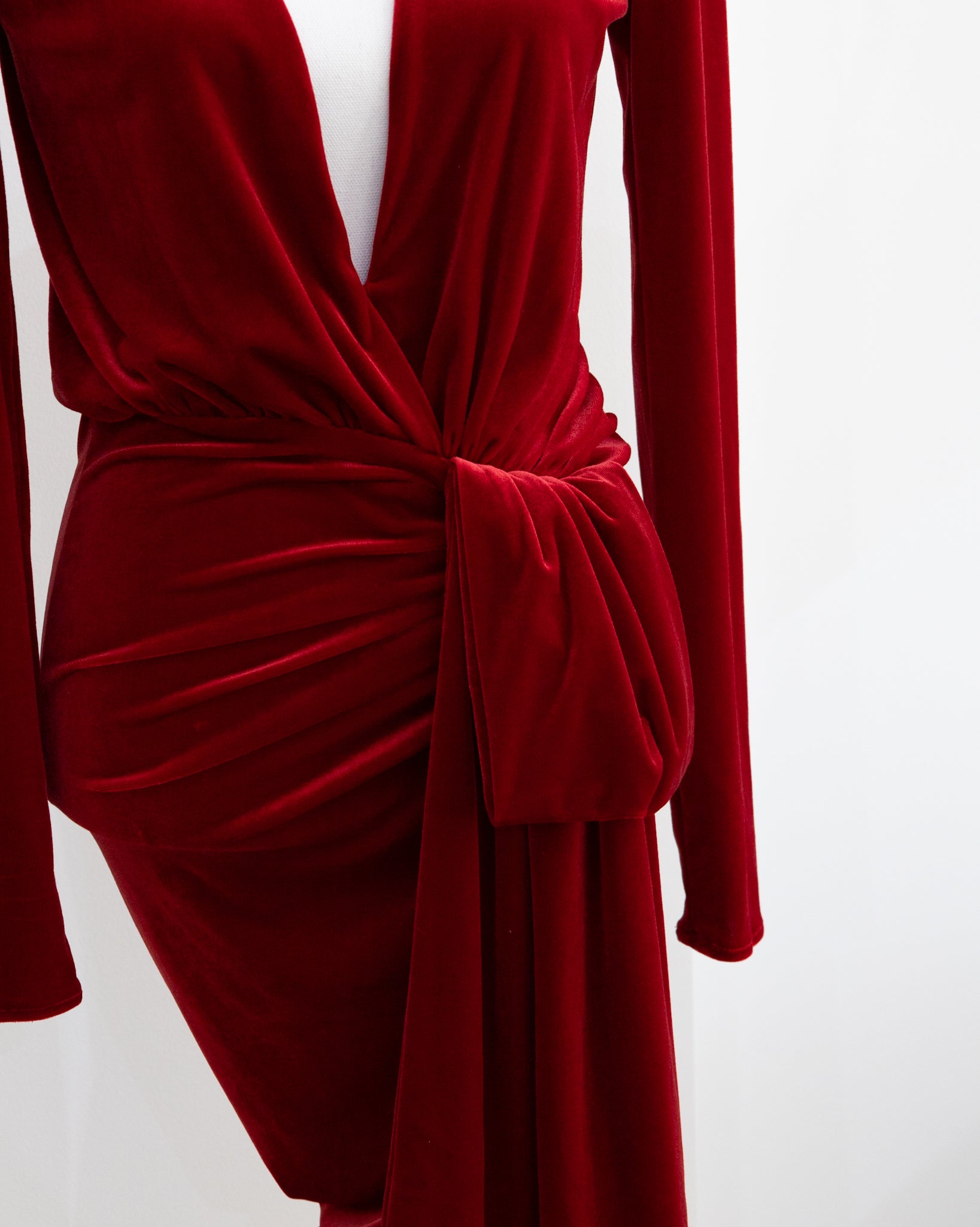 ALEXANDRE VAUTHIER Velvet Dress - THE VOG CLOSET