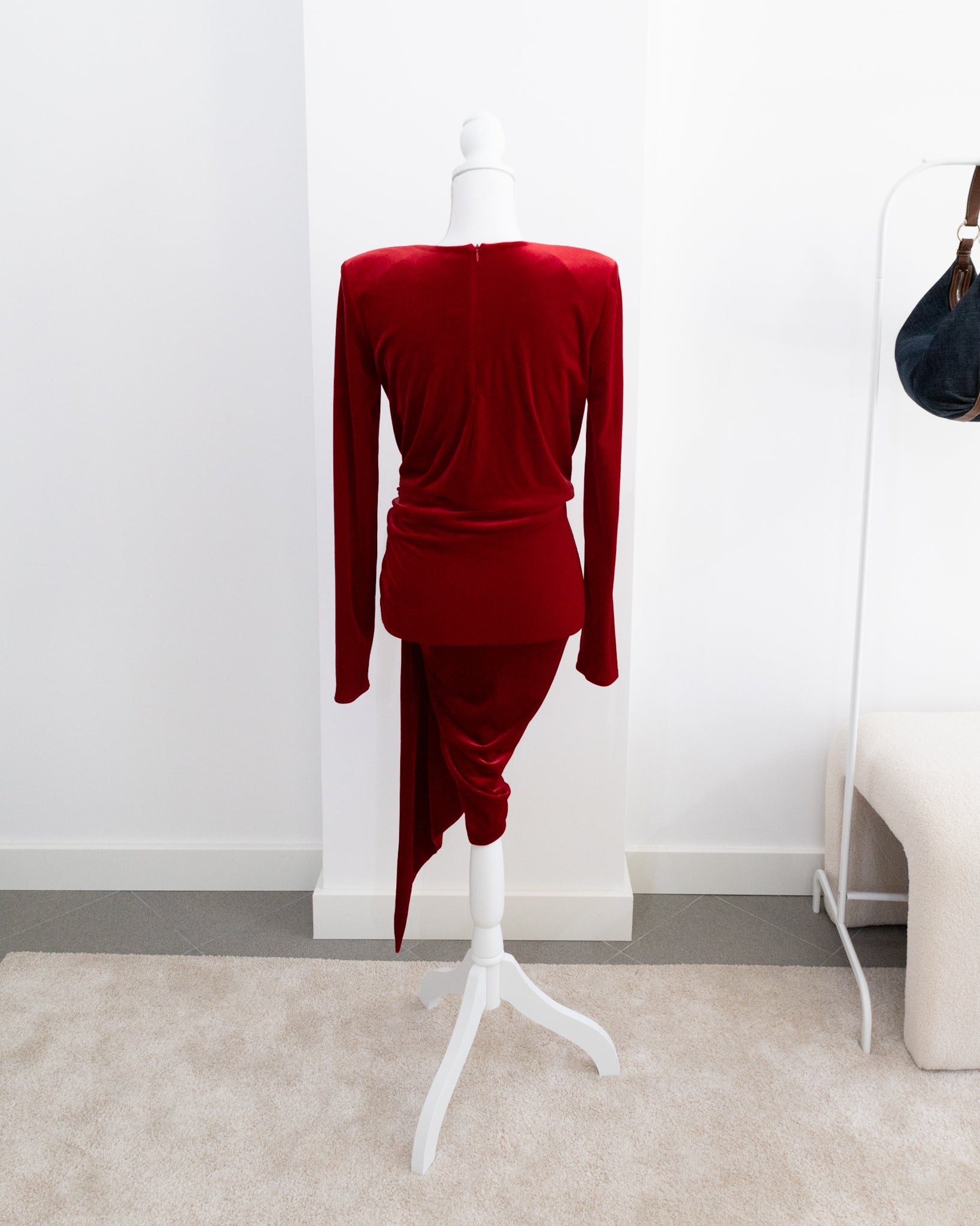 ALEXANDRE VAUTHIER Velvet Dress - THE VOG CLOSET
