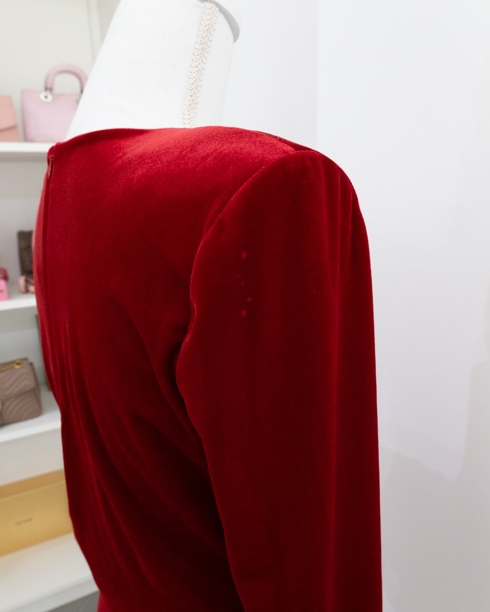 ALEXANDRE VAUTHIER Velvet Dress - THE VOG CLOSET