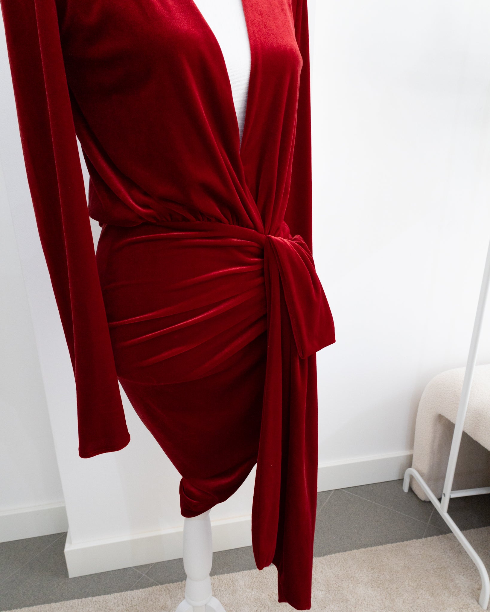 ALEXANDRE VAUTHIER Velvet Dress - THE VOG CLOSET