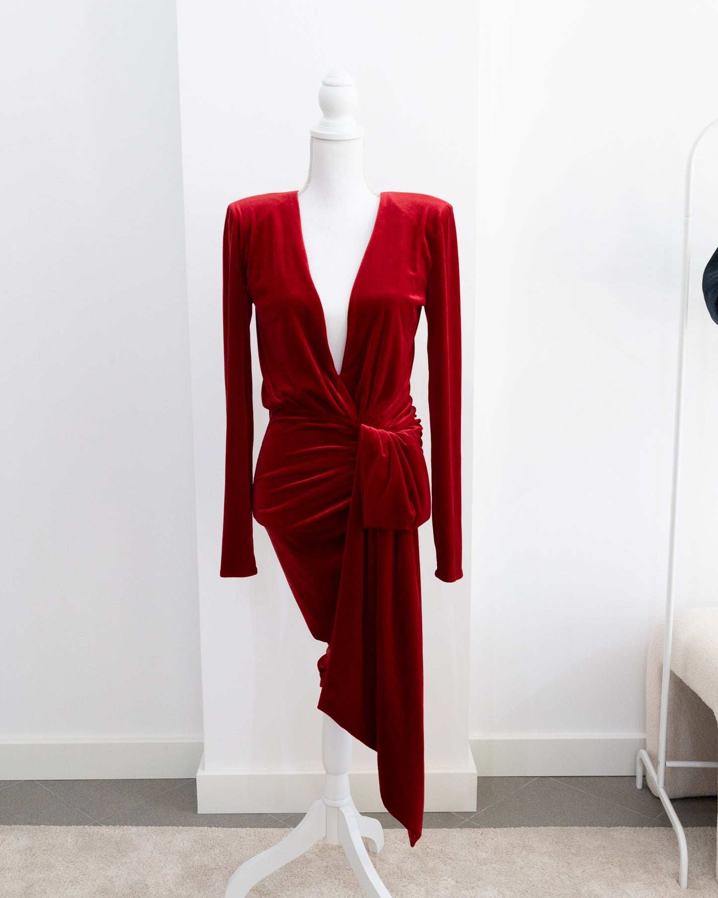 ALEXANDRE VAUTHIER Velvet Dress - THE VOG CLOSET