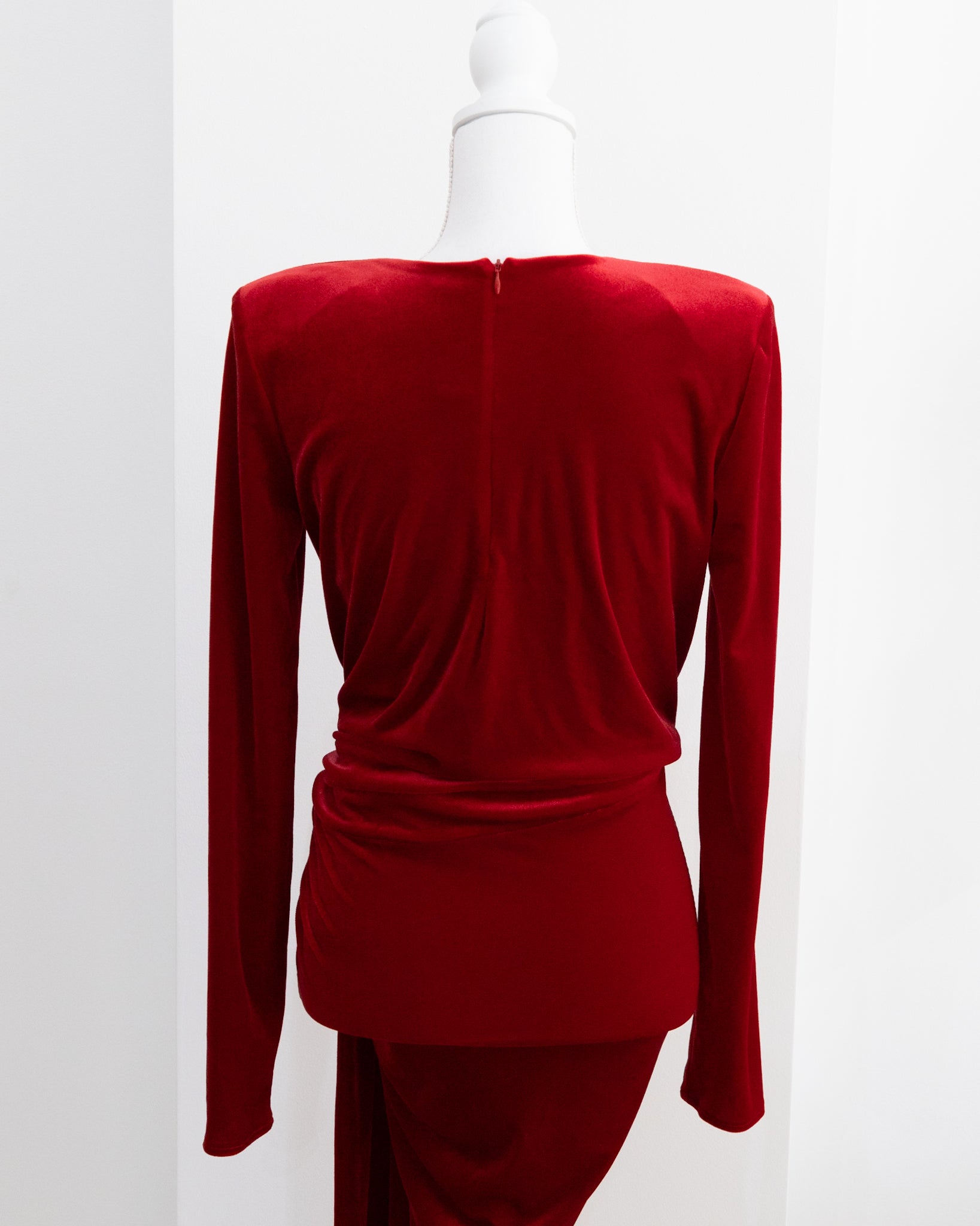 ALEXANDRE VAUTHIER Velvet Dress - THE VOG CLOSET