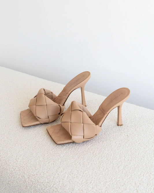 BOTTEGA VENETA Lido Mules 38 - THE VOG CLOSET