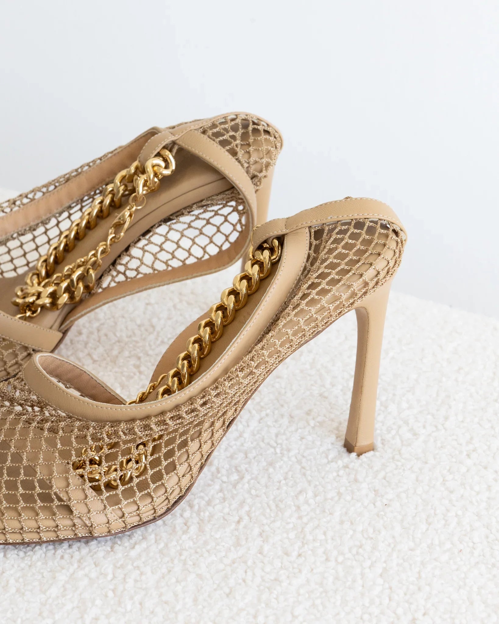 BOTTEGA VENETA Stretch Sandals 38 - THE VOG CLOSET
