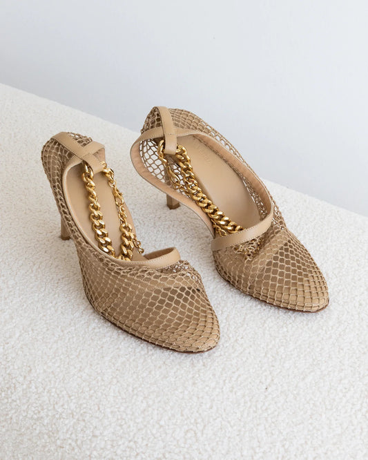 BOTTEGA VENETA Stretch Sandals 38 - THE VOG CLOSET