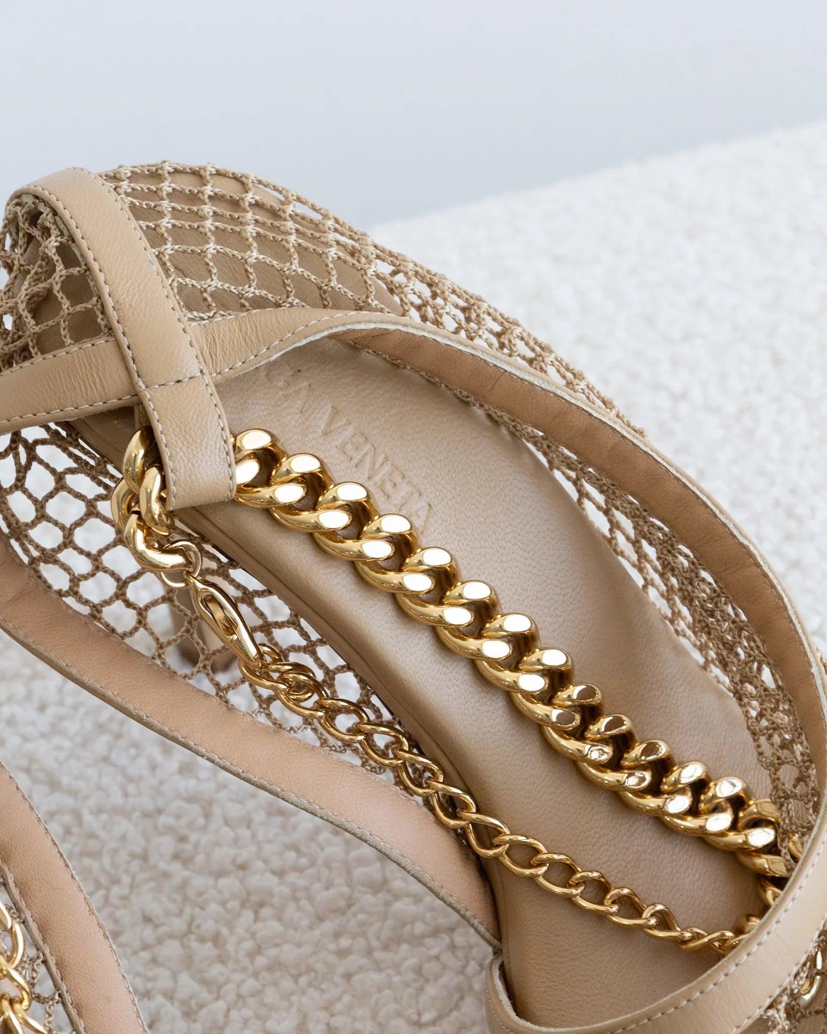BOTTEGA VENETA Stretch Sandals 38 - THE VOG CLOSET