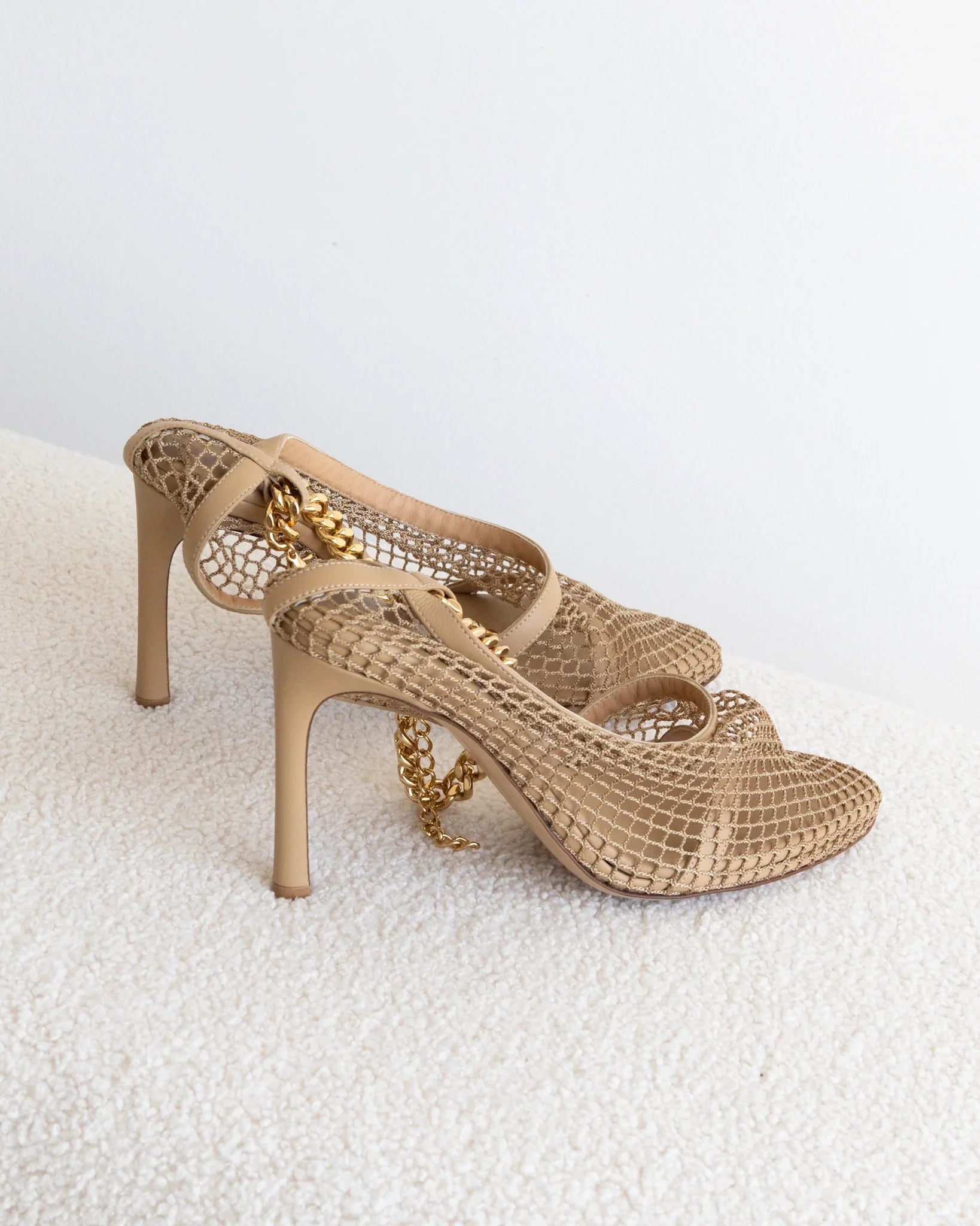 BOTTEGA VENETA Stretch Sandals 38 - THE VOG CLOSET