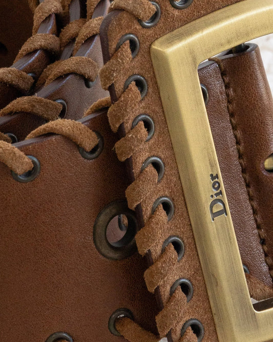 CHRISTIAN DIOR D Belt 85 - THE VOG CLOSET