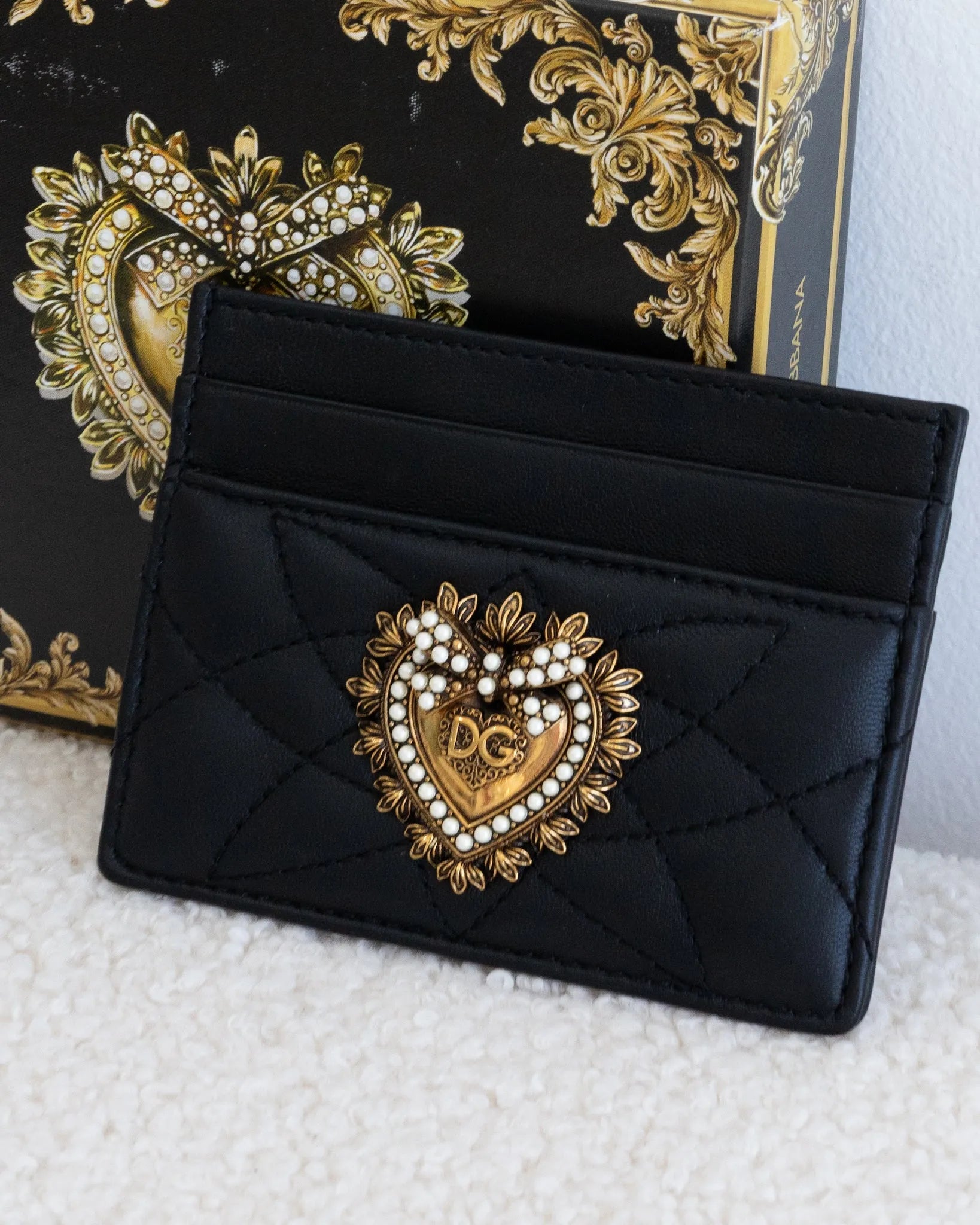 DOLCE GABBANA Devotion Card Holder - THE VOG CLOSET