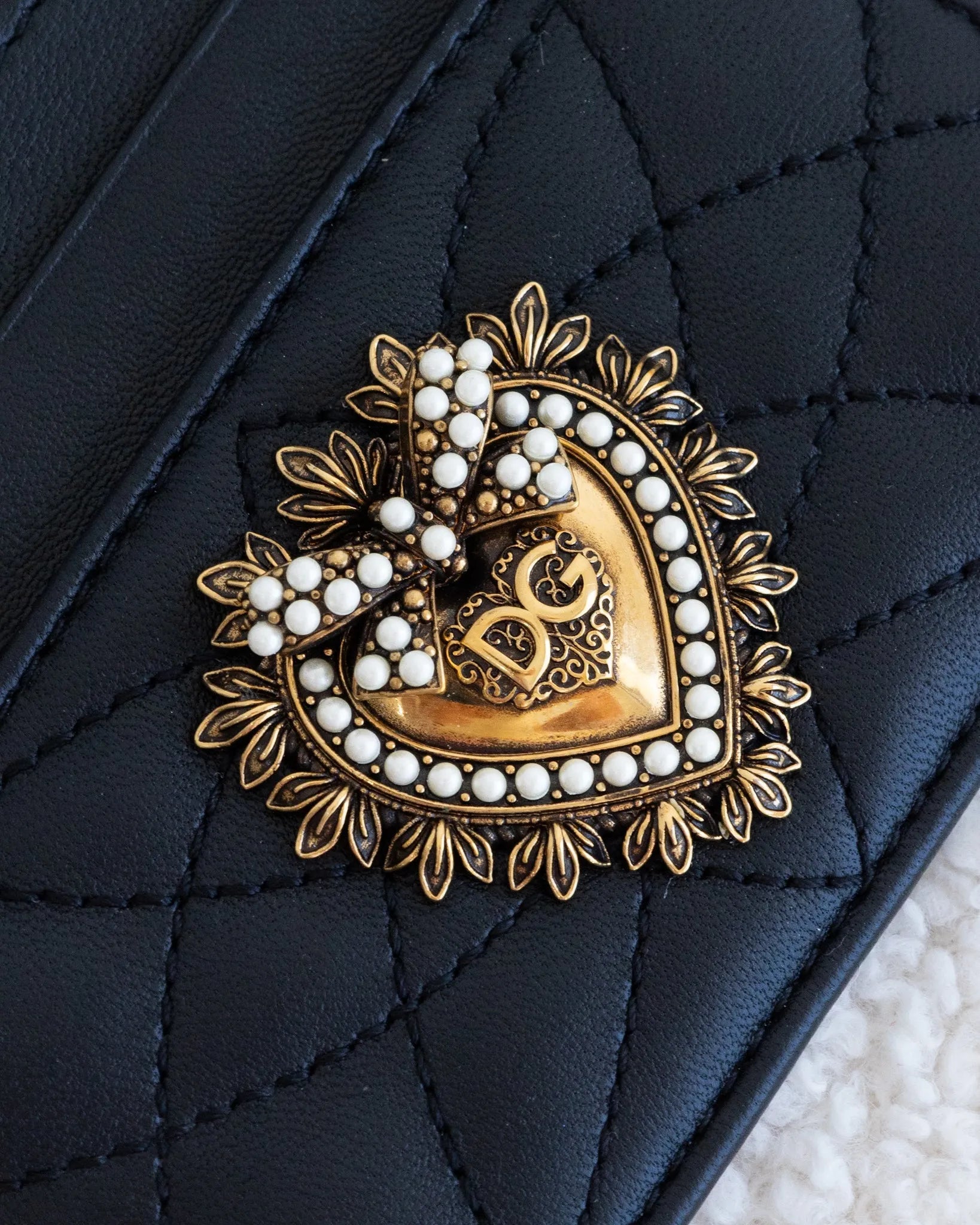 DOLCE GABBANA Devotion Card Holder - THE VOG CLOSET