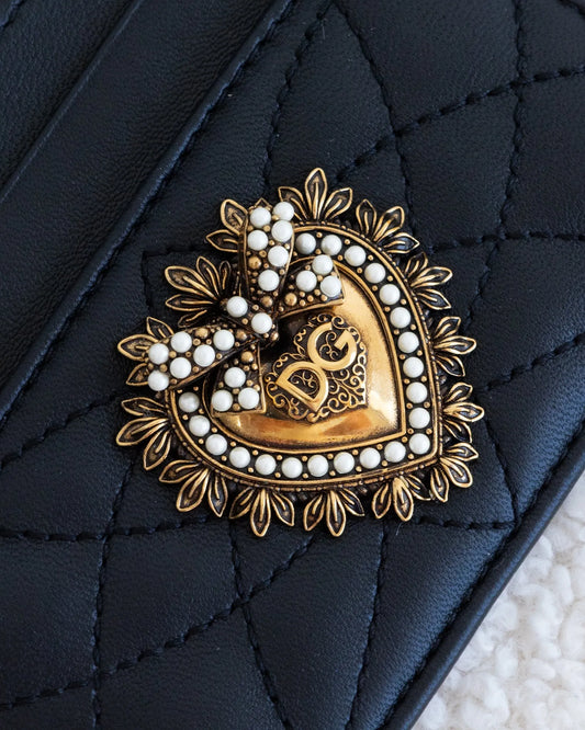 DOLCE GABBANA Devotion Card Holder - THE VOG CLOSET
