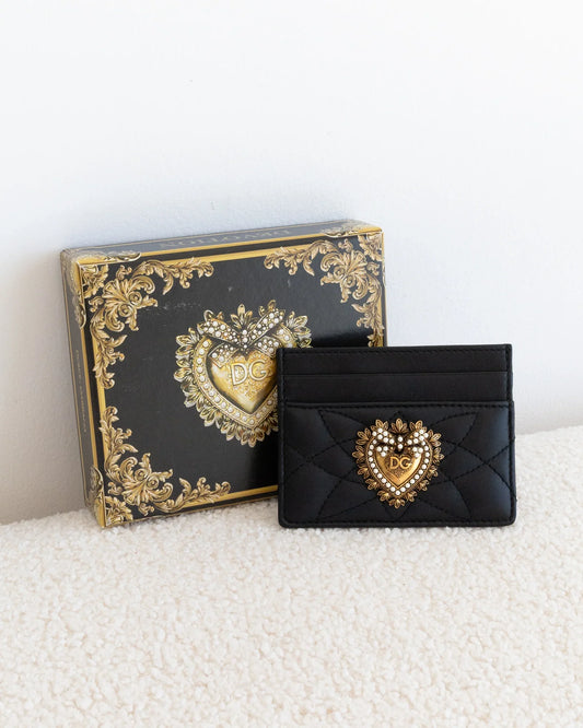 DOLCE GABBANA Devotion Card Holder - THE VOG CLOSET