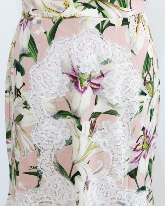 DOLCE GABBANA Midi Skirt 38 - THE VOG CLOSET
