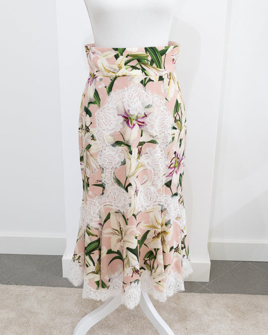 DOLCE GABBANA Midi Skirt 38 - THE VOG CLOSET
