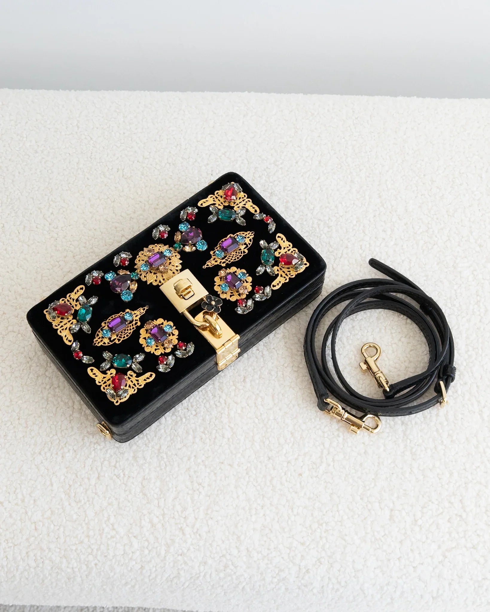 DOLCE GABBANA Trunk Clutch - THE VOG CLOSET