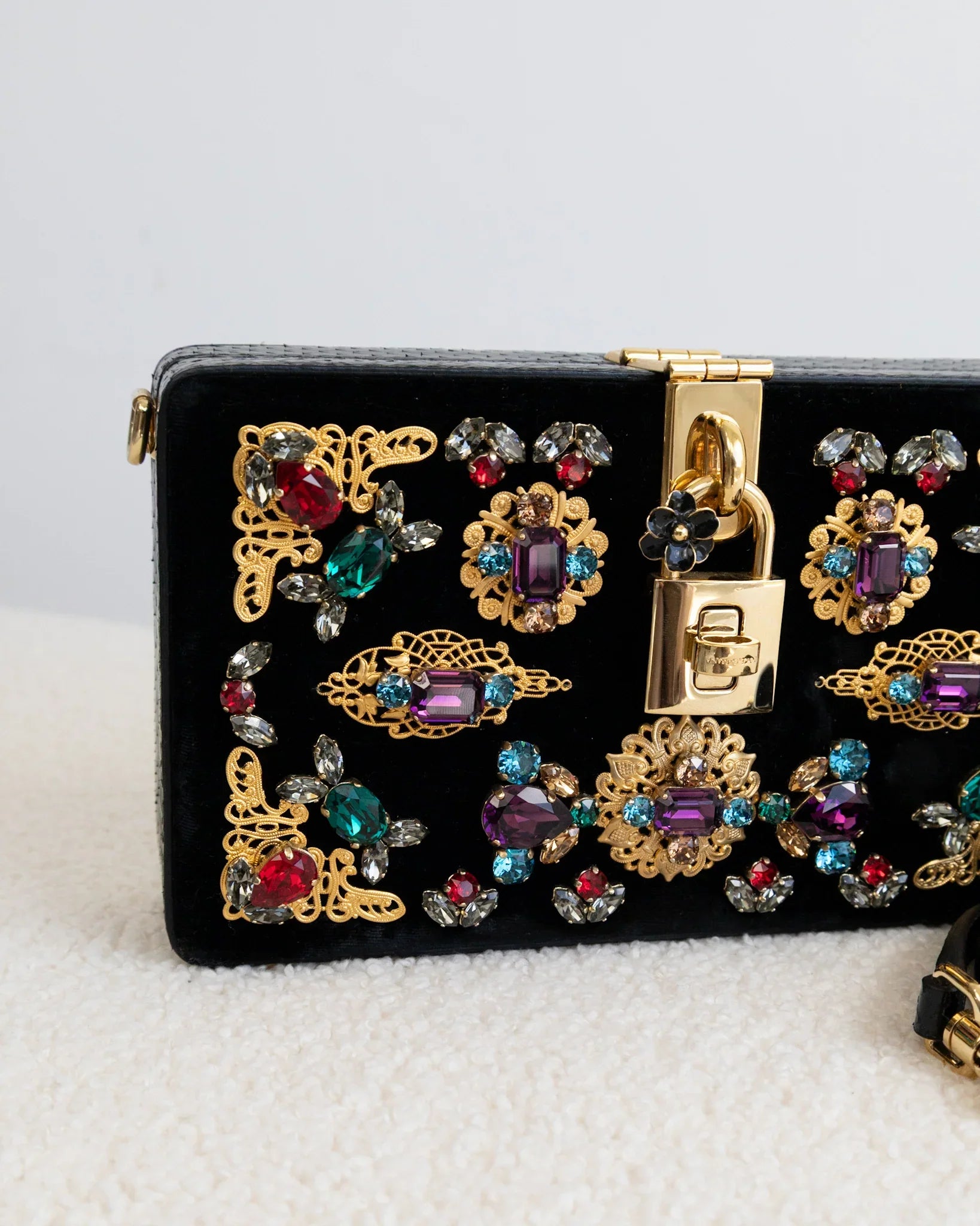 DOLCE GABBANA Trunk Clutch - THE VOG CLOSET