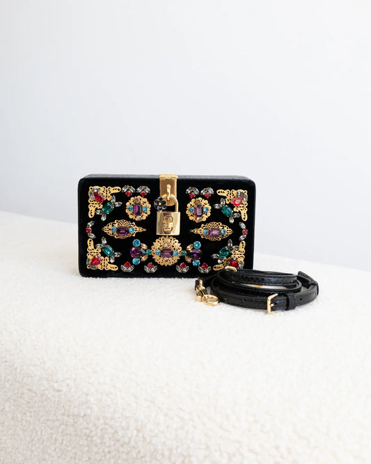 DOLCE GABBANA Trunk Clutch - THE VOG CLOSET