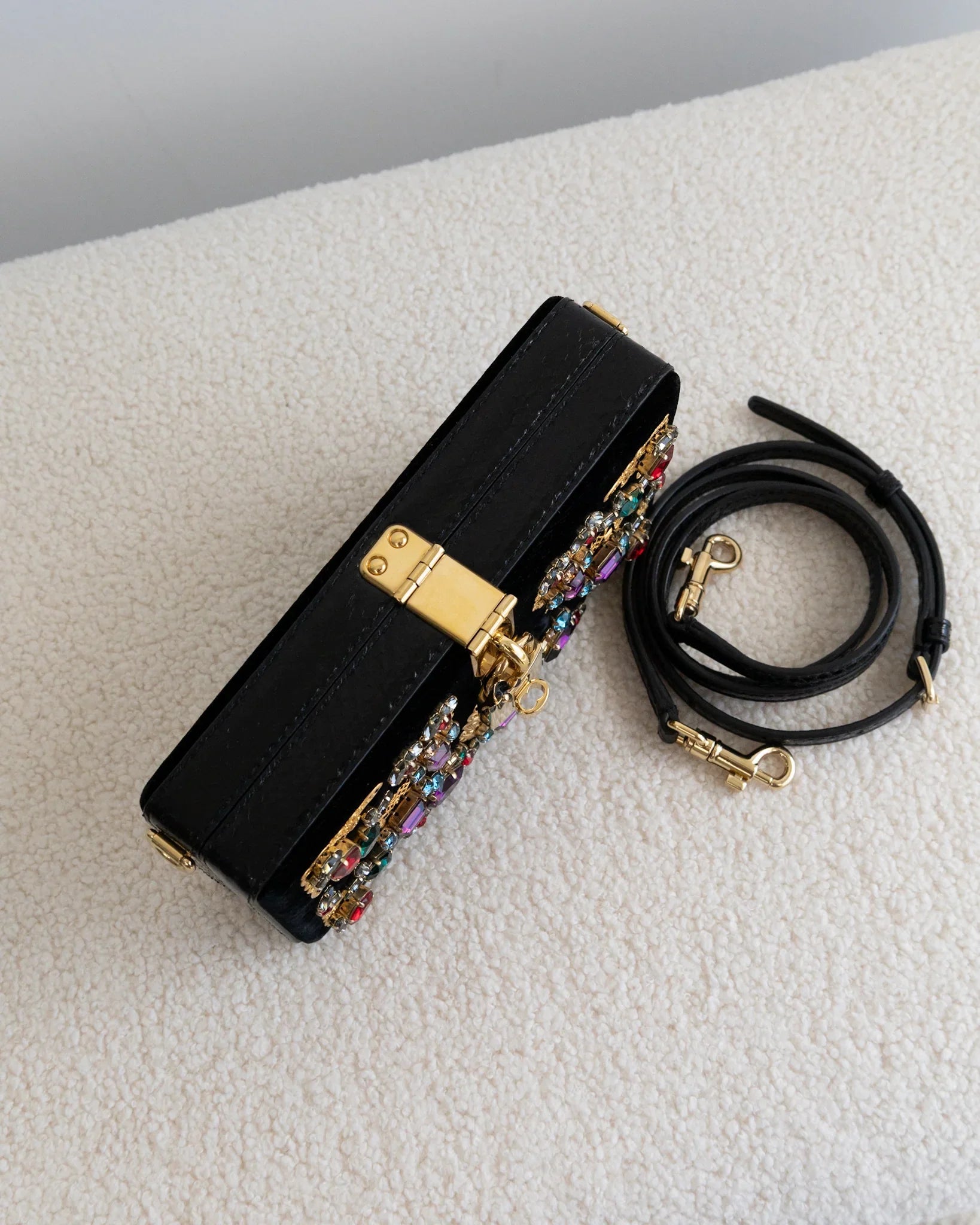 DOLCE GABBANA Trunk Clutch - THE VOG CLOSET