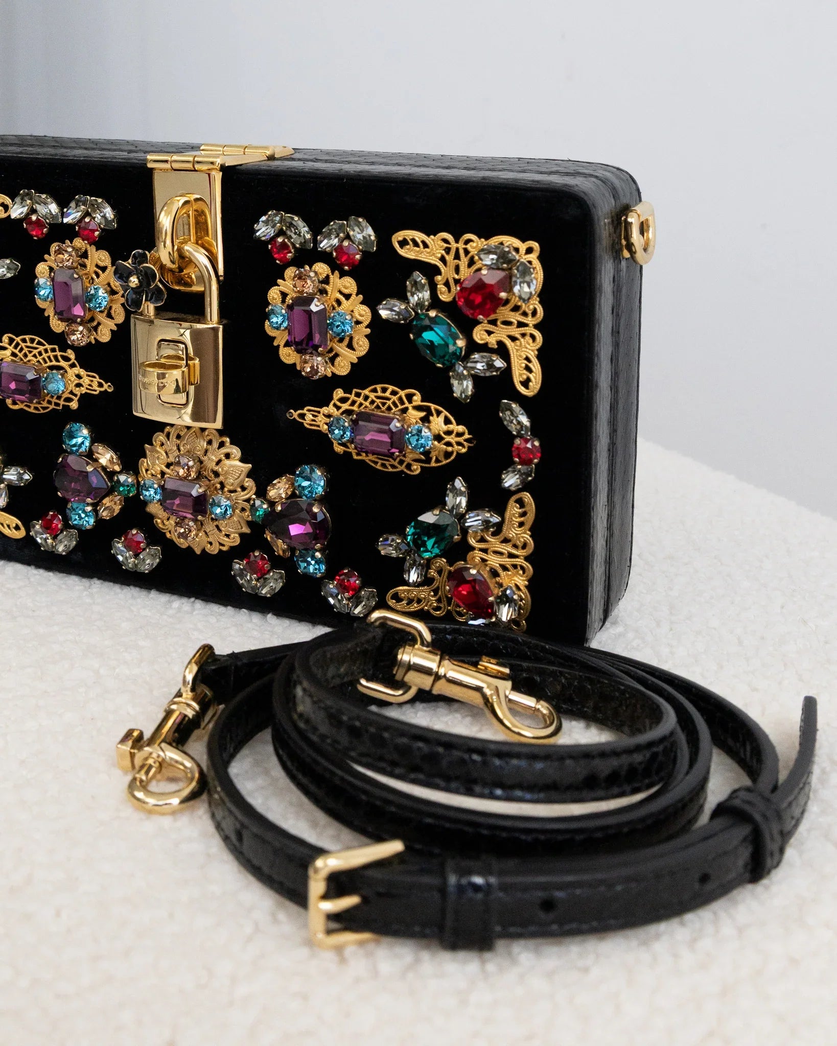 DOLCE GABBANA Trunk Clutch - THE VOG CLOSET