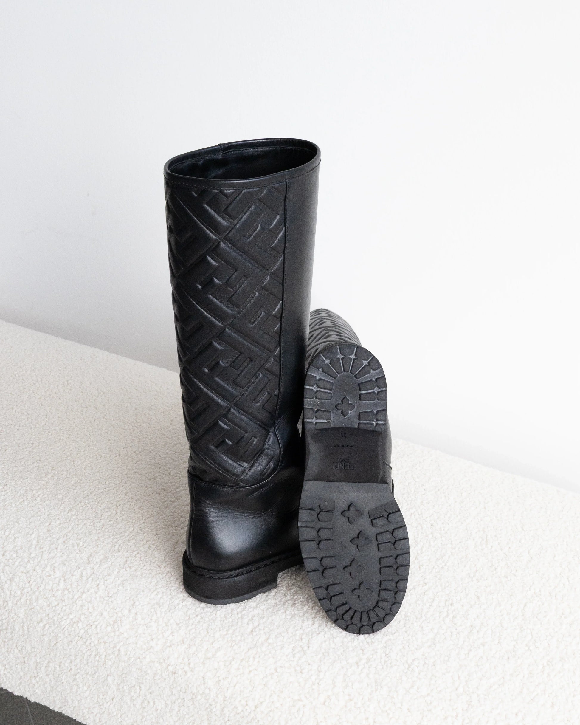 FENDI FF Boots 35 - THE VOG CLOSET