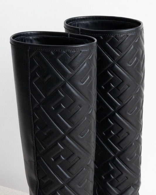 FENDI FF Boots 35 - THE VOG CLOSET
