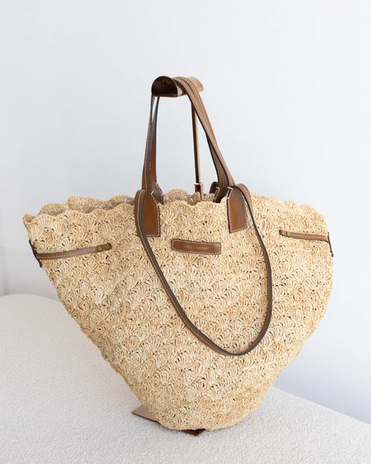 ISABEL MARANT Raffia Tote - THE VOG CLOSET