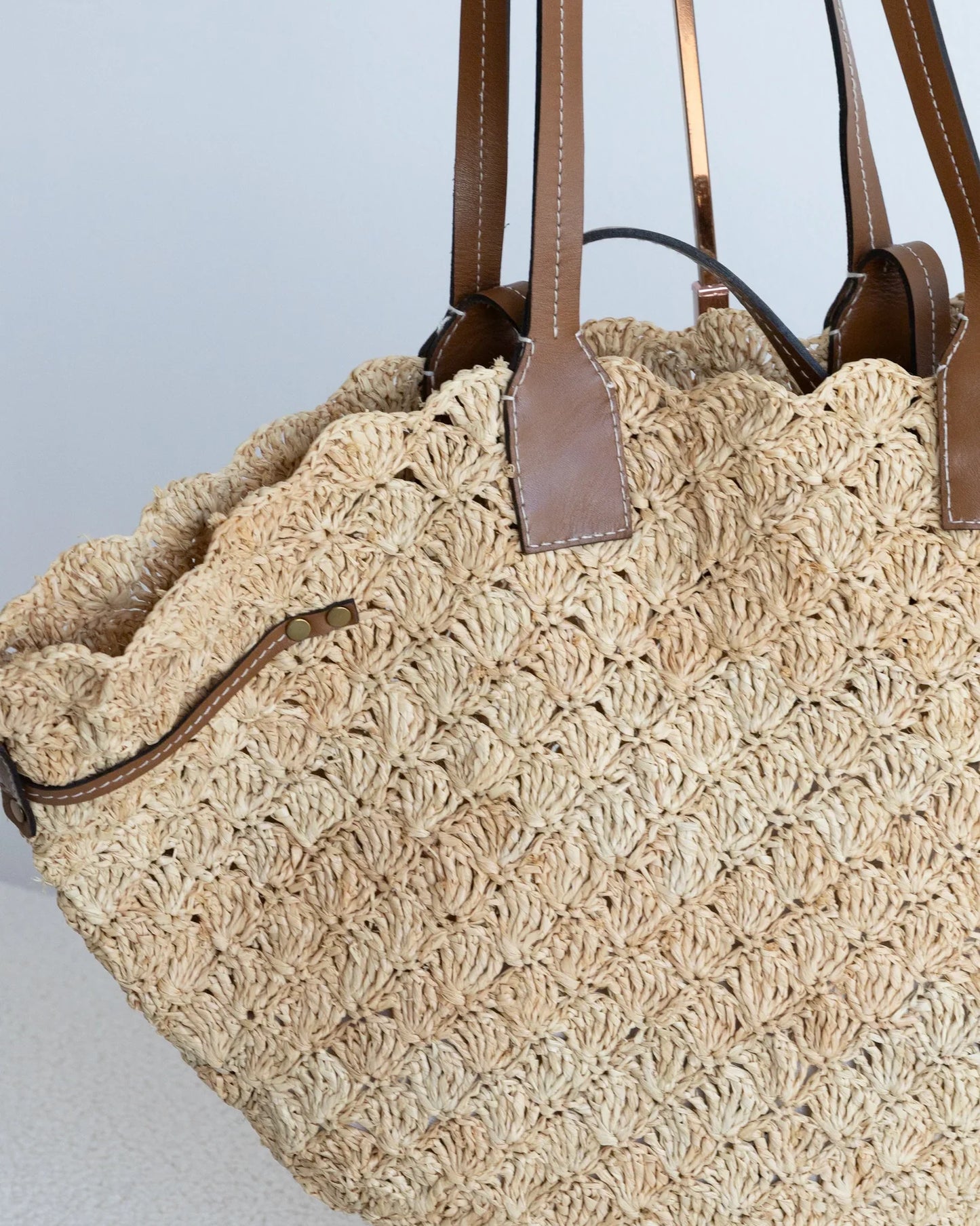 ISABEL MARANT Raffia Tote - THE VOG CLOSET