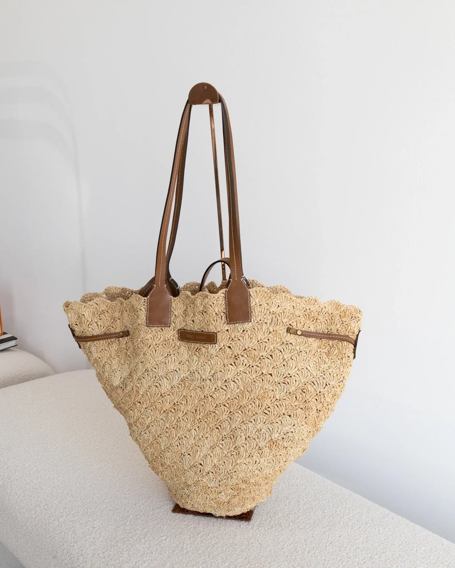 ISABEL MARANT Raffia Tote - THE VOG CLOSET
