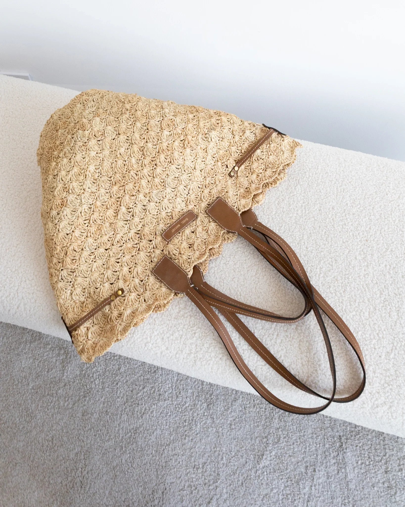 ISABEL MARANT Raffia Tote - THE VOG CLOSET