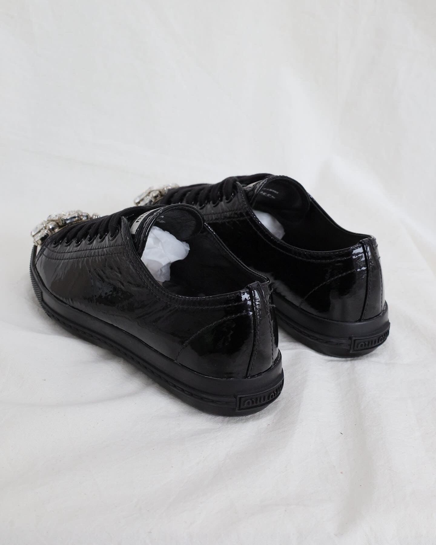 MIU MIU Crystal Sneakers 36,5 - THE VOG CLOSET