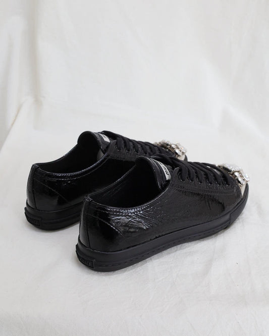 MIU MIU Crystal Sneakers 36,5 - THE VOG CLOSET