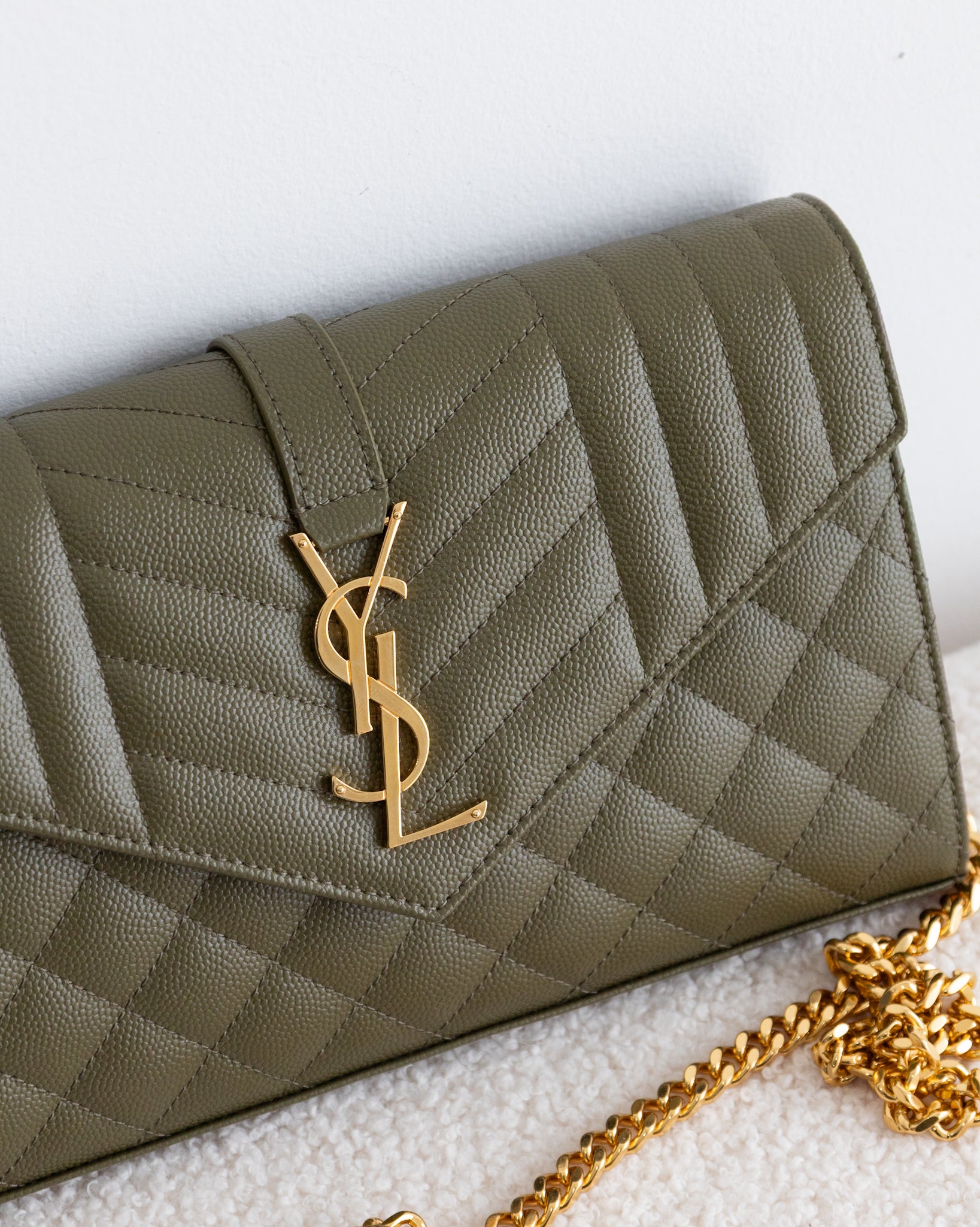SAINT LAURENT Cassandre WOC - THE VOG CLOSET