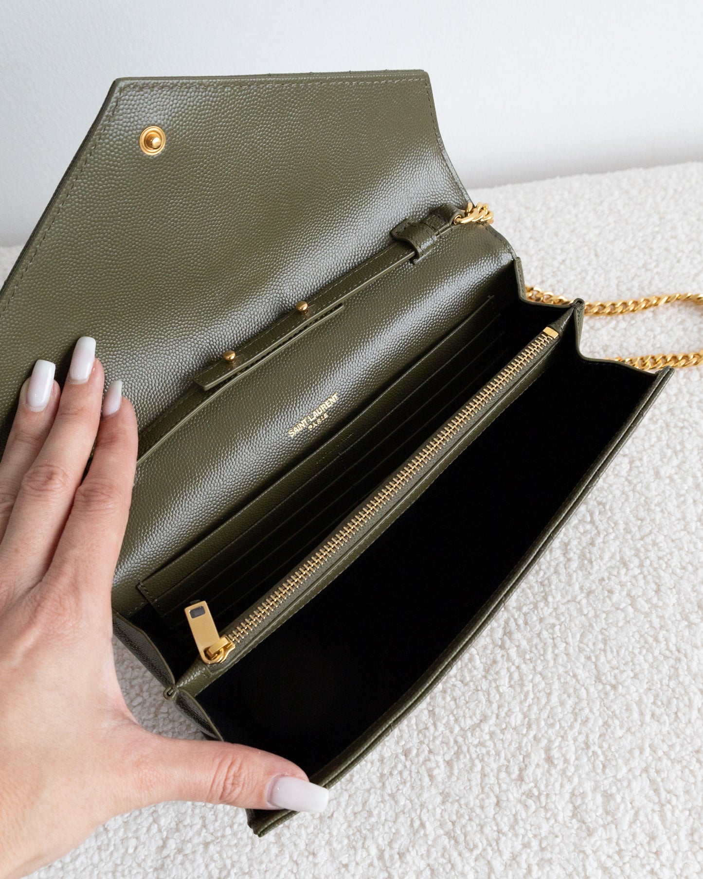 SAINT LAURENT Cassandre WOC - THE VOG CLOSET