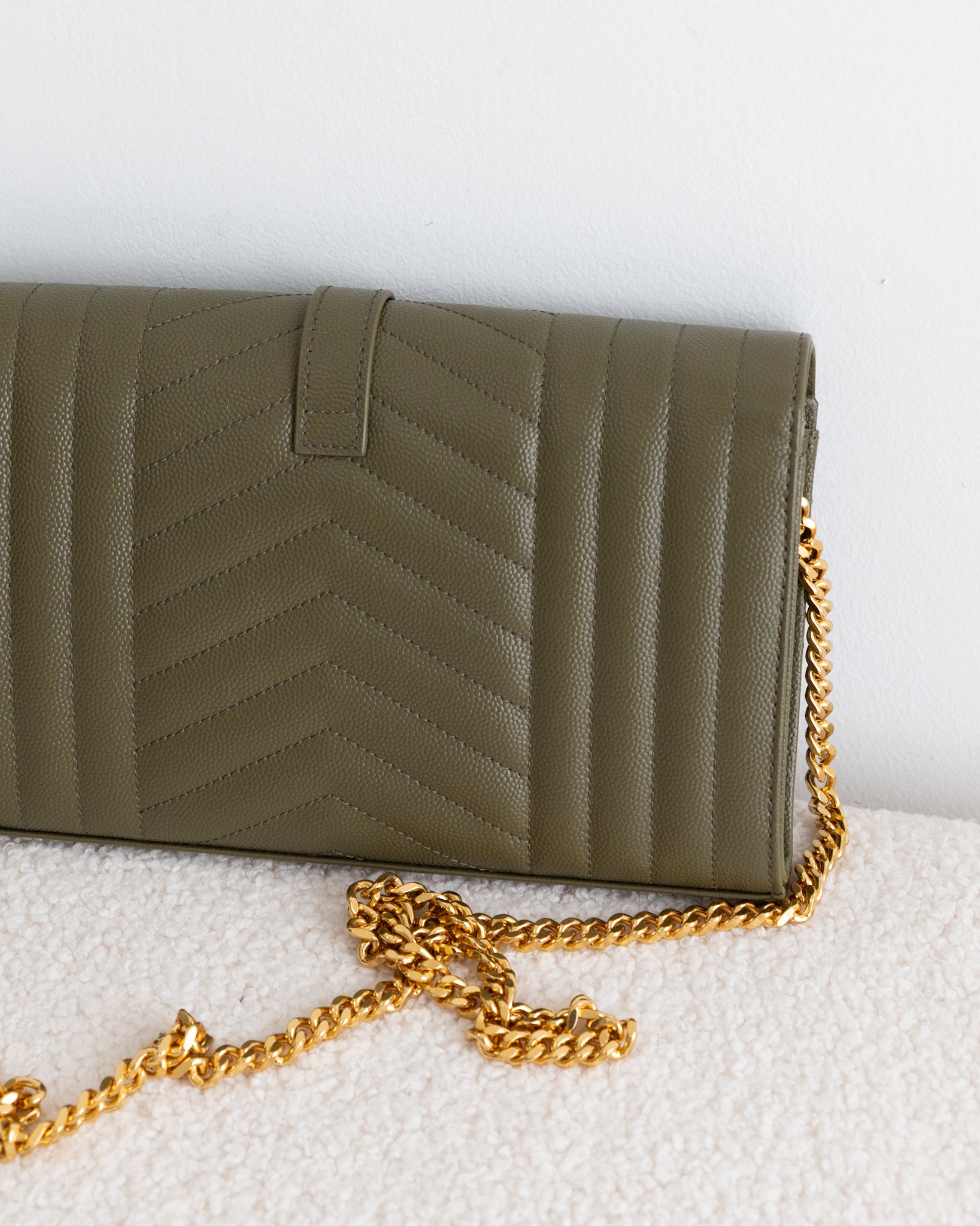 SAINT LAURENT Cassandre WOC - THE VOG CLOSET